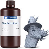 Фотополимерная смола Anycubic Standard, серая, 1 кг